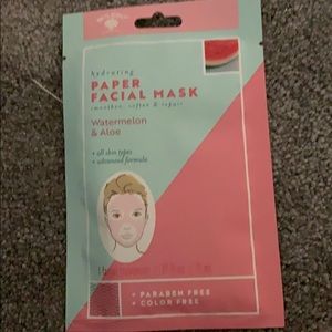 Hydrating paper facial mask